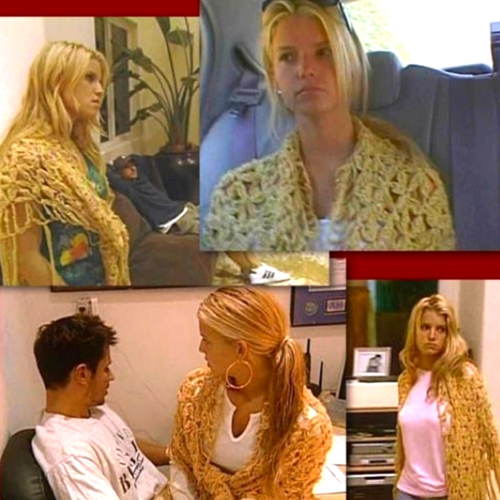 Cecilia de Bucourt Jessica Simpson shawl